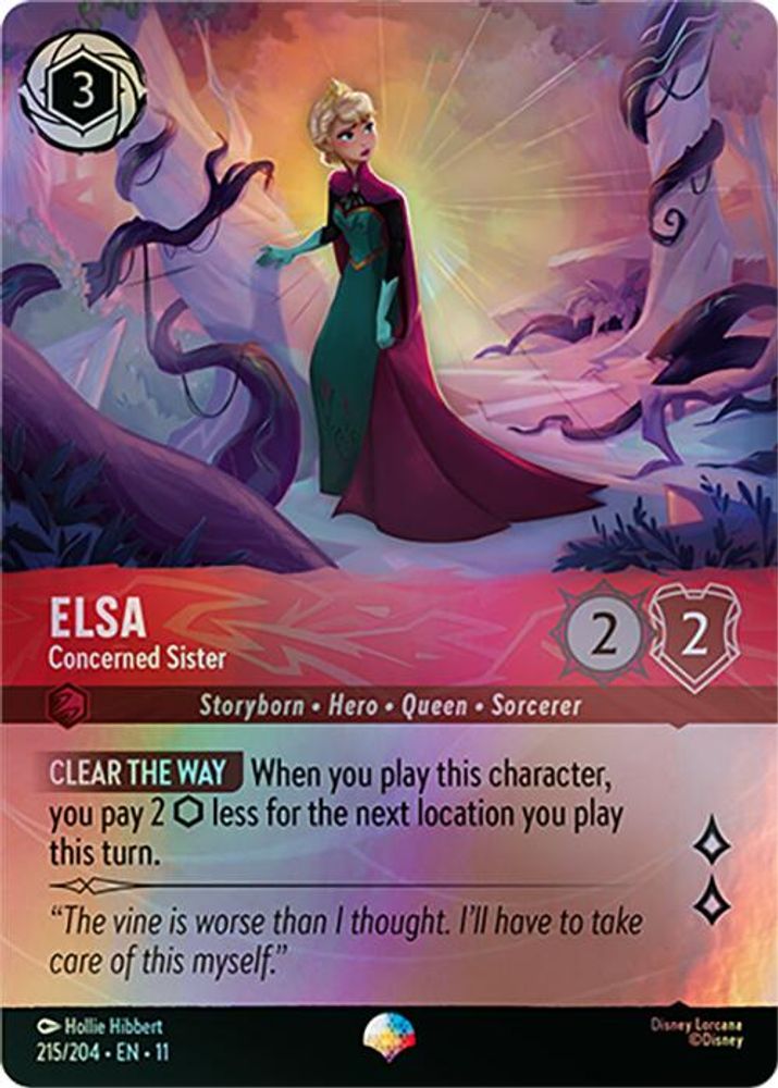 Elsa - Concerned Sister (Epic) card