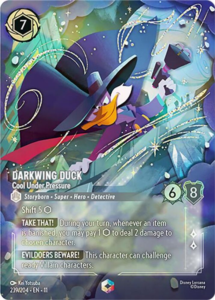 Darkwing Duck - Cool Under Pressure (Enchanted) card