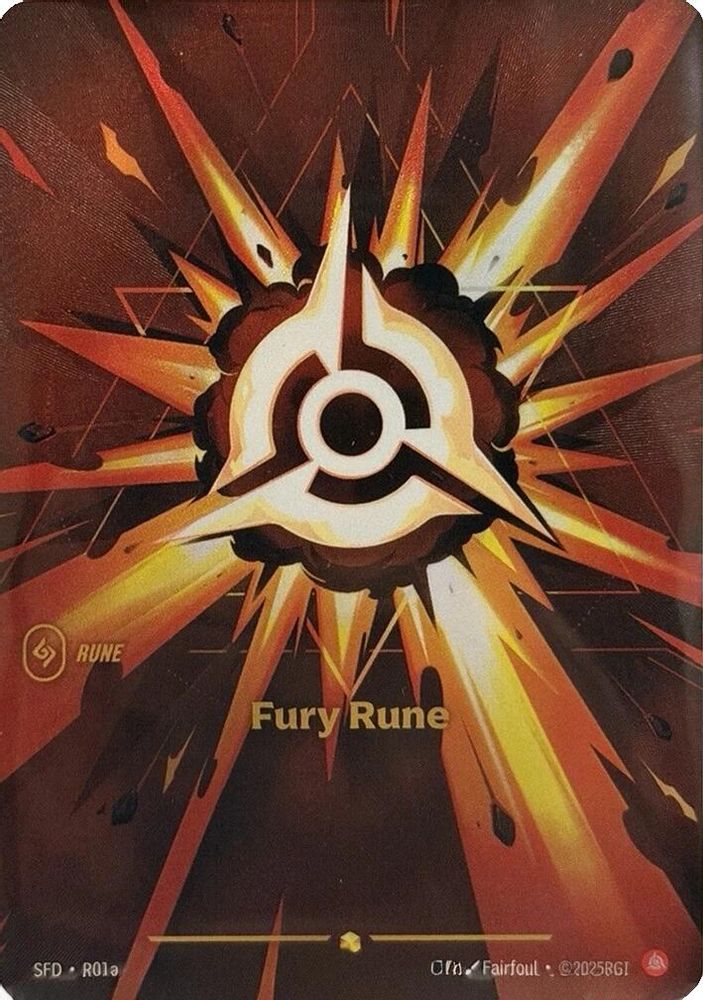 Fury Rune (Alternate Art) card