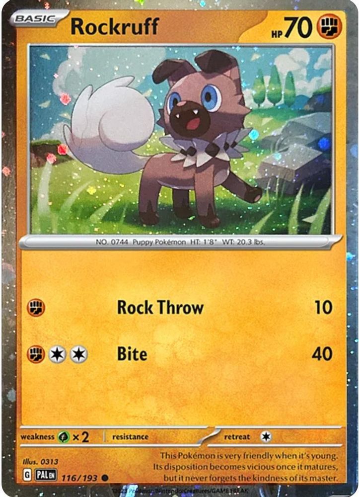 Rockruff — Blister Exclusives #116/264