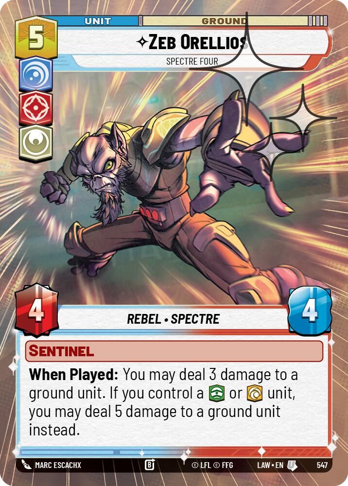 Zeb Orellios - Spectre Four (Hyperspace Foil)