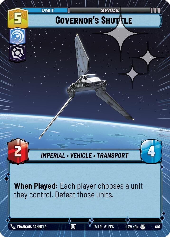 Governor's Shuttle (Hyperspace Foil)