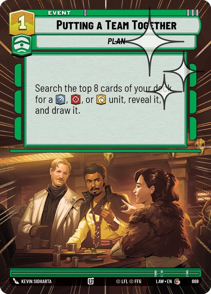 Putting a Team Together (Hyperspace Foil)