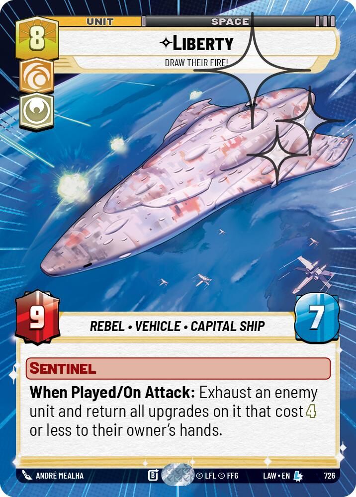 Liberty - Draw Their Fire! (Hyperspace Foil)