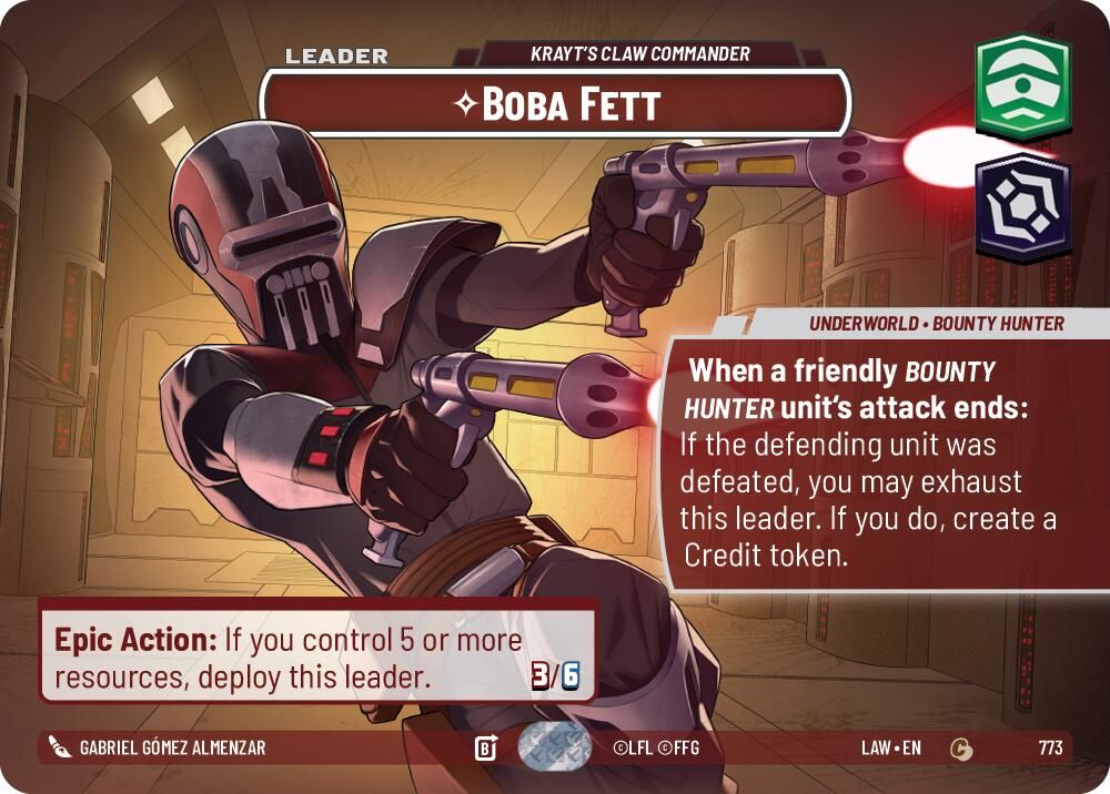 Boba Fett - Krayt's Claw Commander (Showcase)