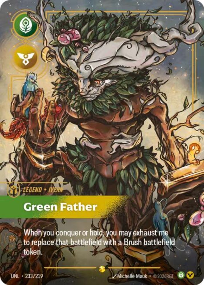 Ivern - Green Father (Overnumbered) card