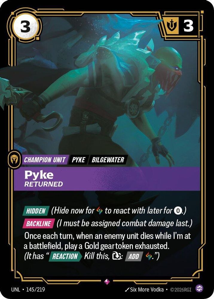Pyke - Returned card