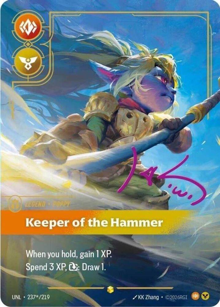 Poppy - Keeper of the Hammer (Signature) card