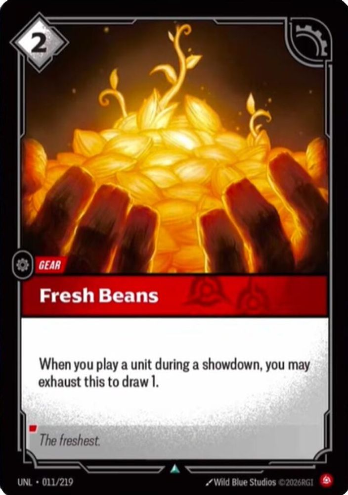 Fresh Beans card