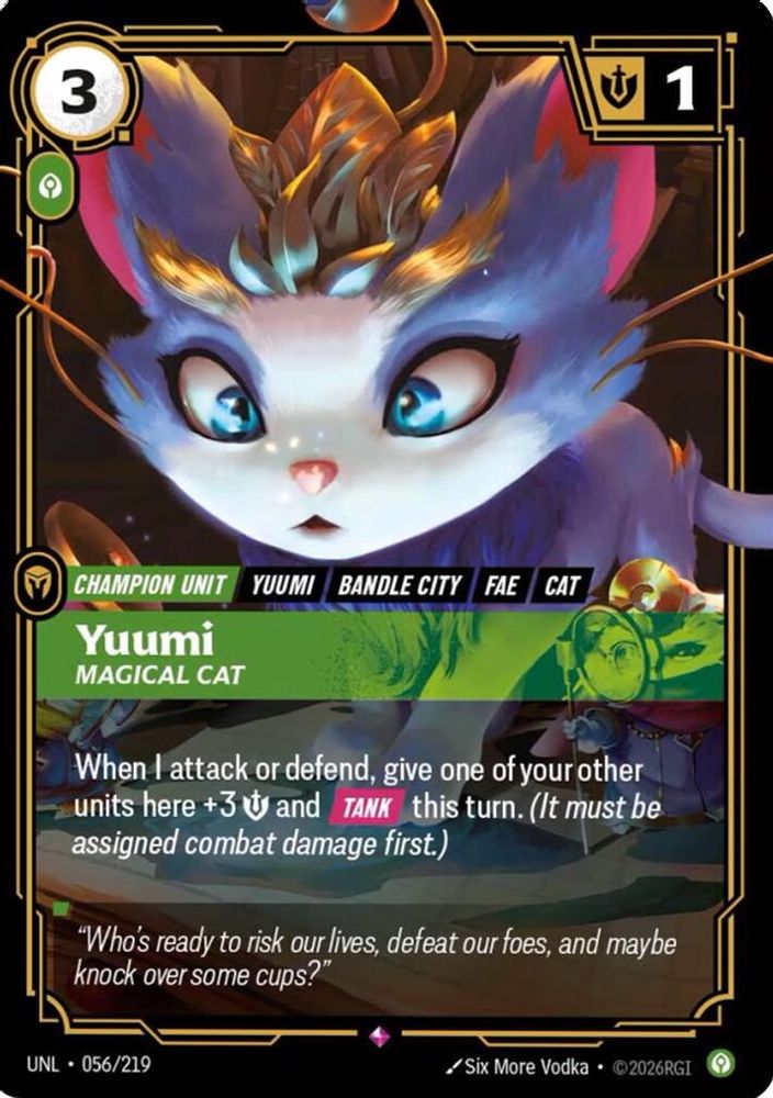 Yuumi - Magical Cat card