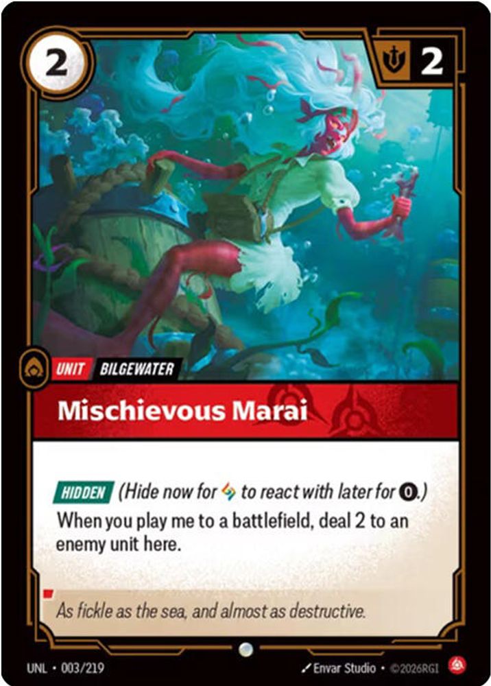 Mischevious Marai card