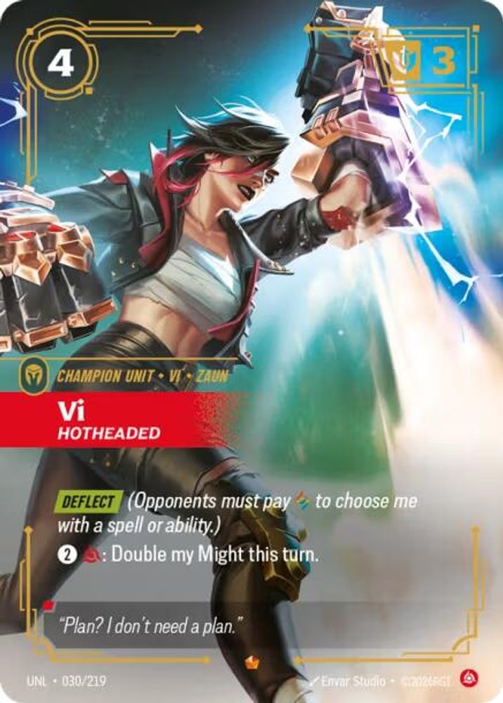 Vi - Hotheaded card