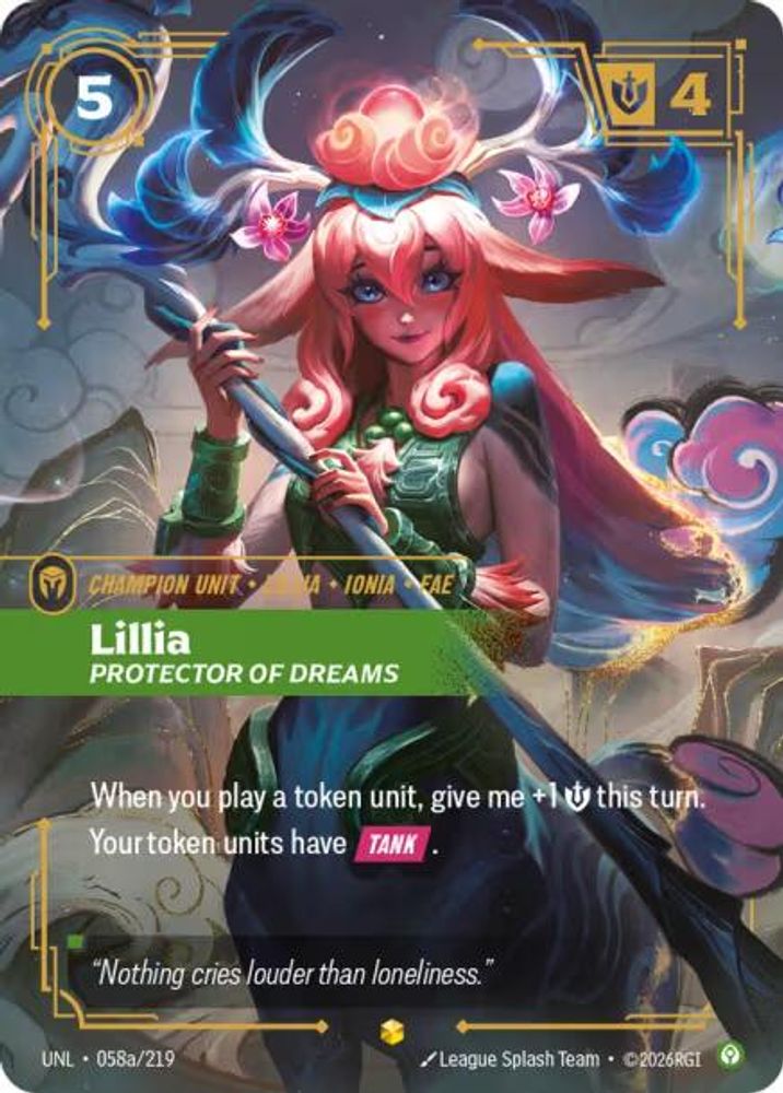 Lillia - Protector of Dreams (Alternate Art) card