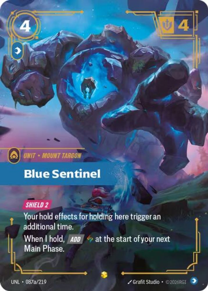 Blue Sentinel (Alternate Art) card