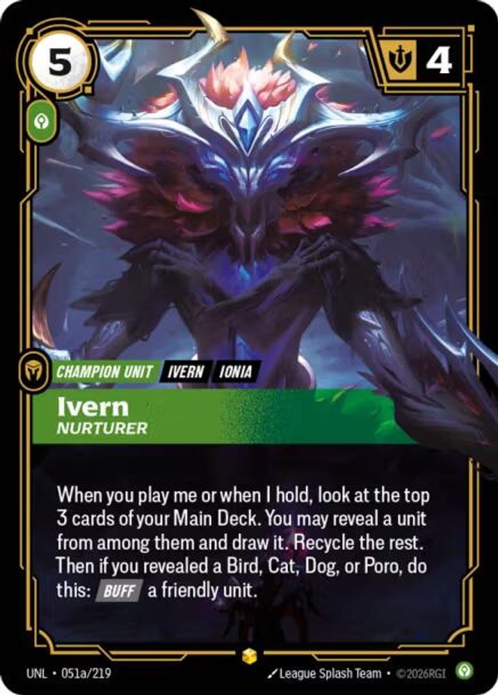 Ivern - Nurturer (Alternate Art) card