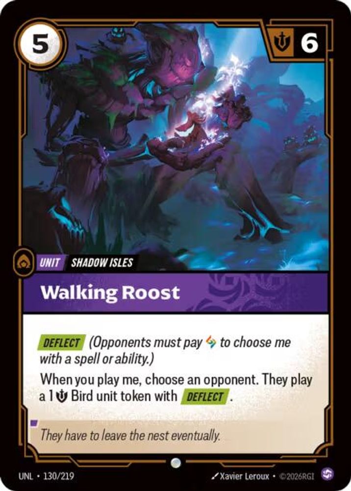 Walking Roost card