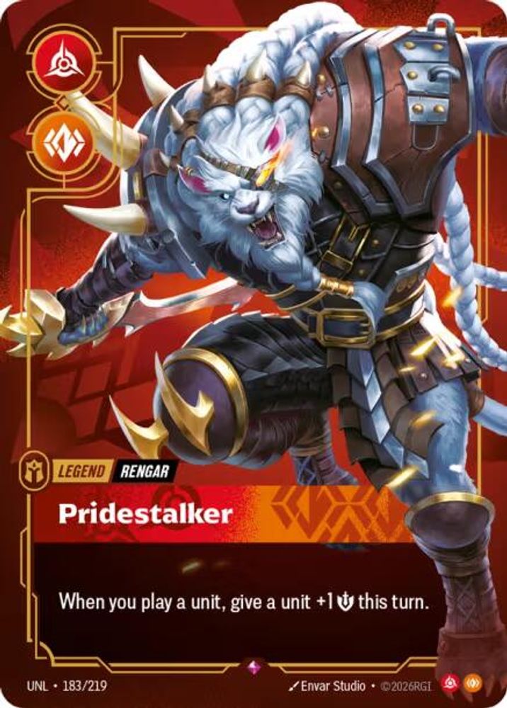 Rengar - Pridestalker card