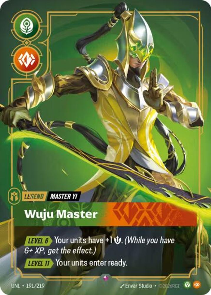 Master Yi - Wuju Master card
