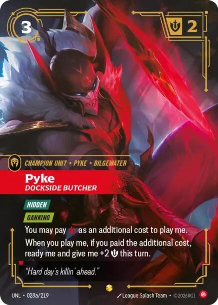 Pyke - Dockside Butcher (Alternate Art) card