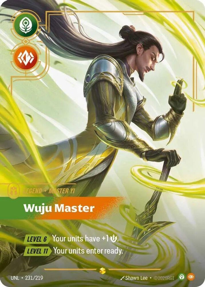 Master Yi - Wuju Master (Overnumbered) card