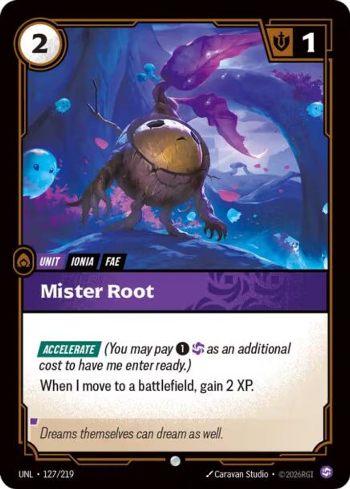Mister Root card
