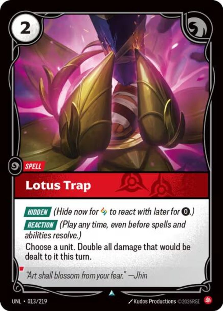 Lotus Trap card