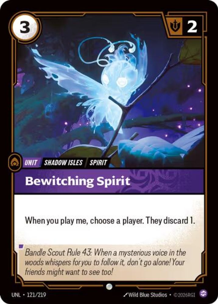 Bewitching Spirit card