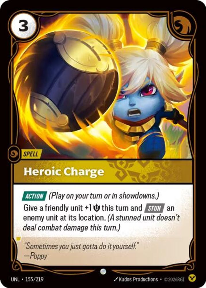 Heroic Charge card