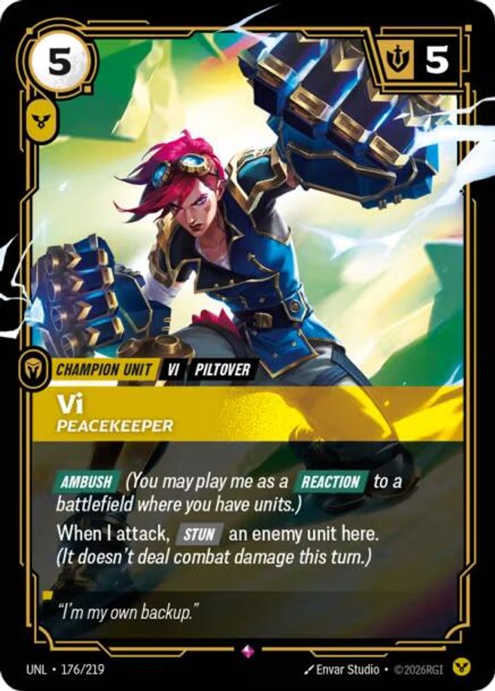 Vi - Peacekeeper card