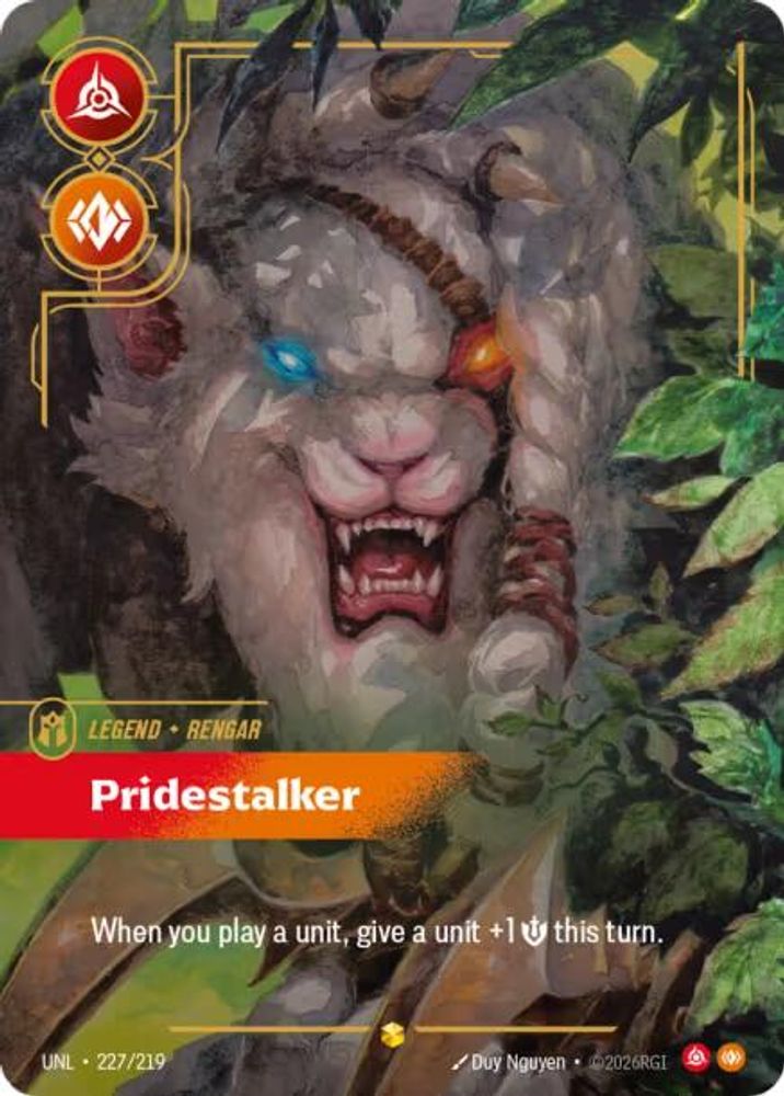 Rengar - Pridestalker (Overnumbered) card