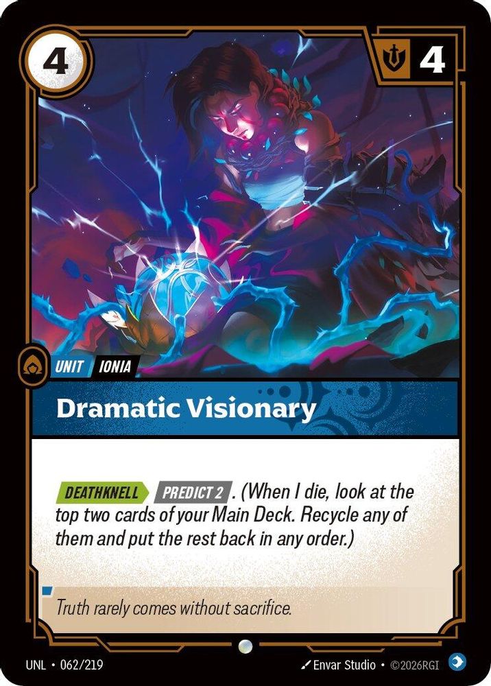 Dramatic Visionary card