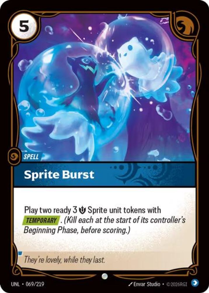 Sprite Burst card