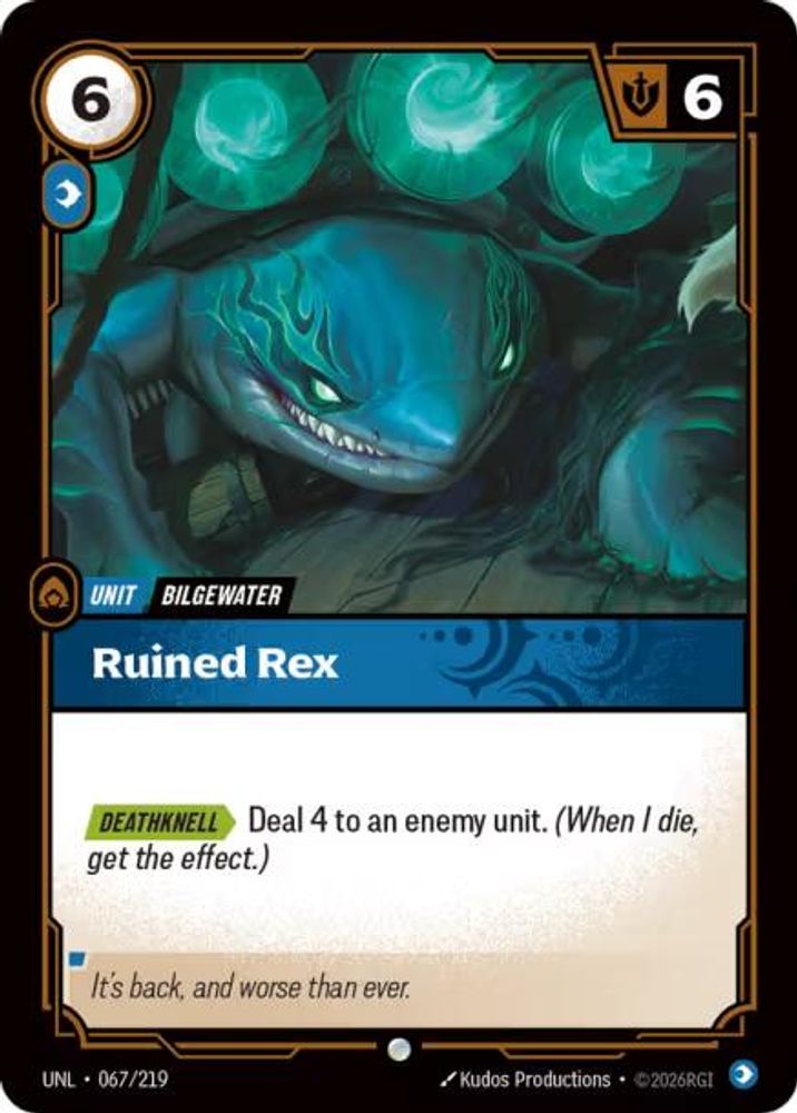 Ruined Rex card