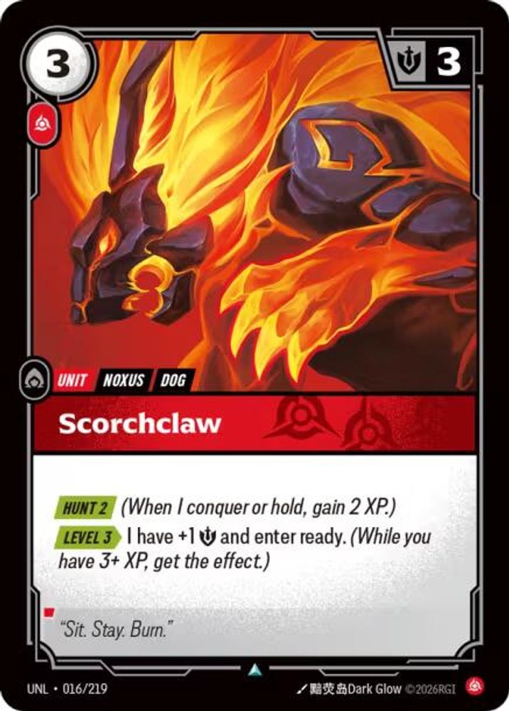 Scorchclaw card