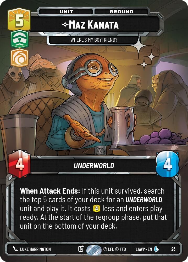 Maz Kanata - Where's My Boyfriend? (Foil)