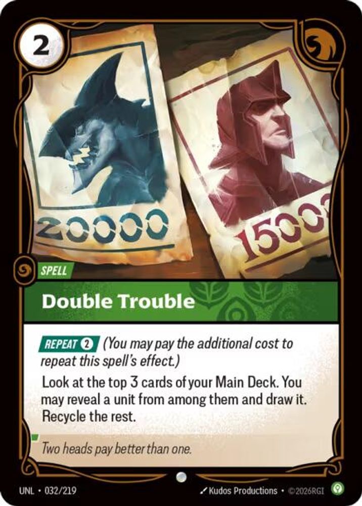 Double Trouble card