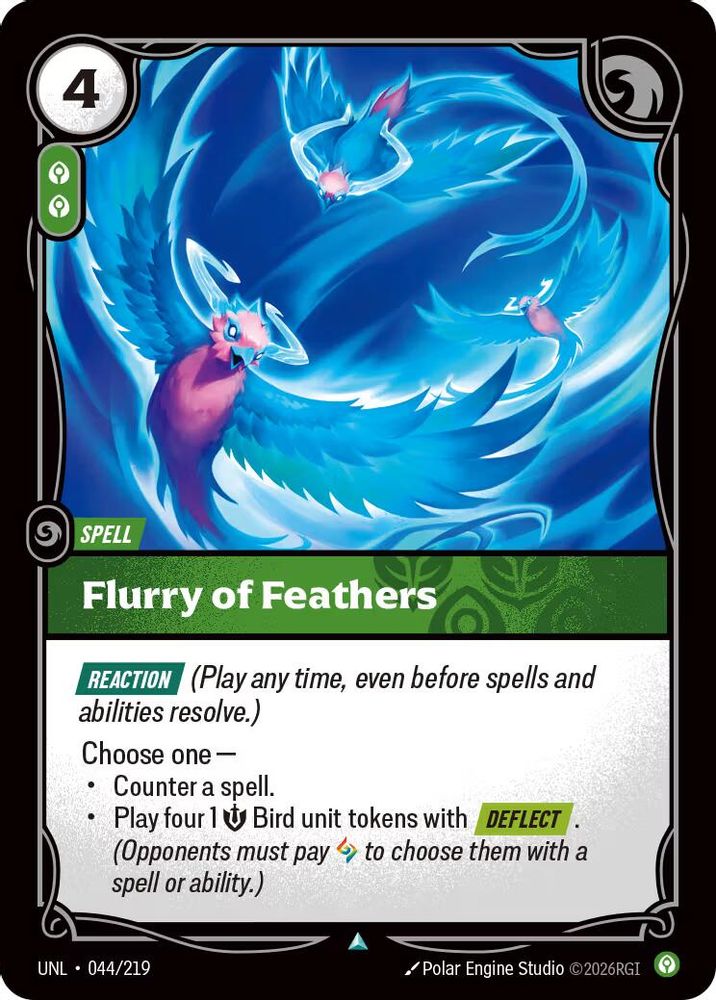 Flurry of Feathers card