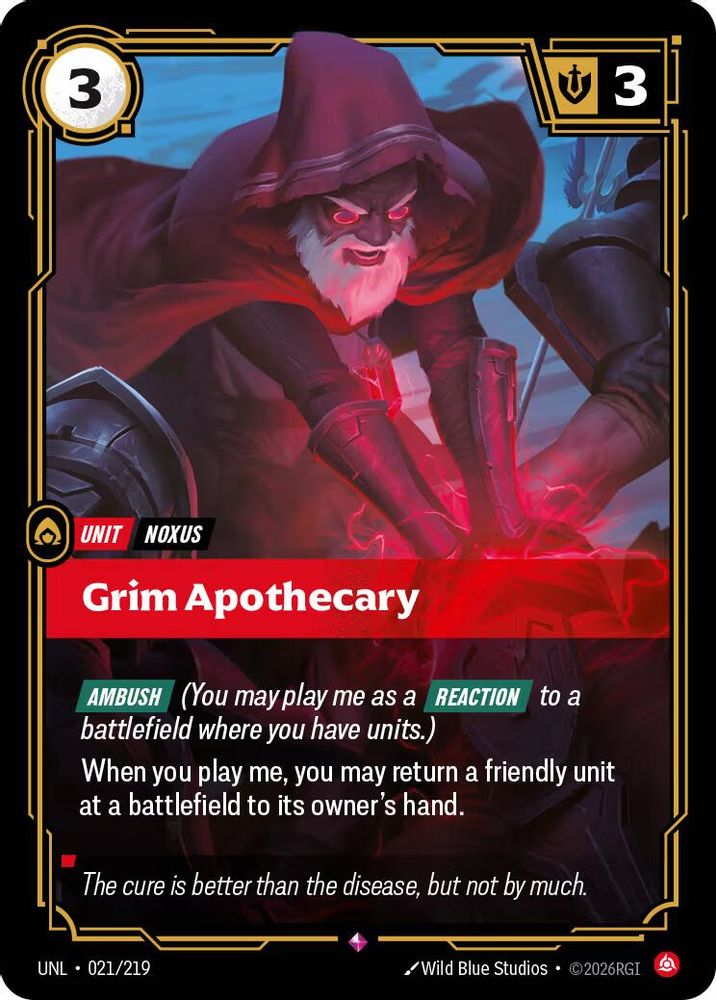 Grim Apothecary card