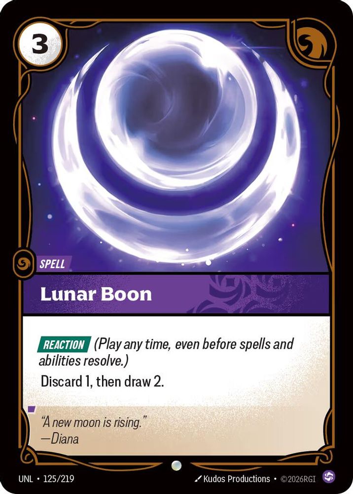 Lunar Boon card