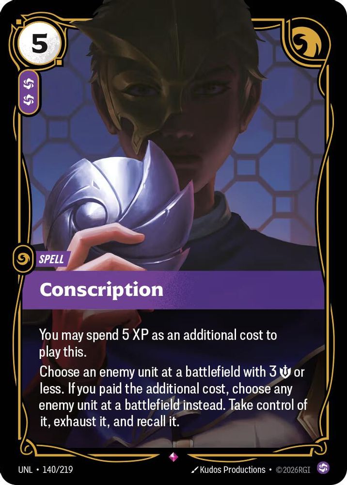 Conscription card