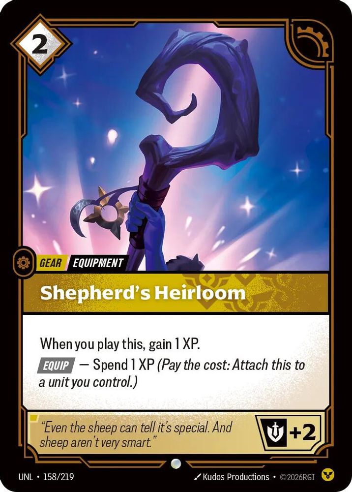 Shepherd's Heirloom card
