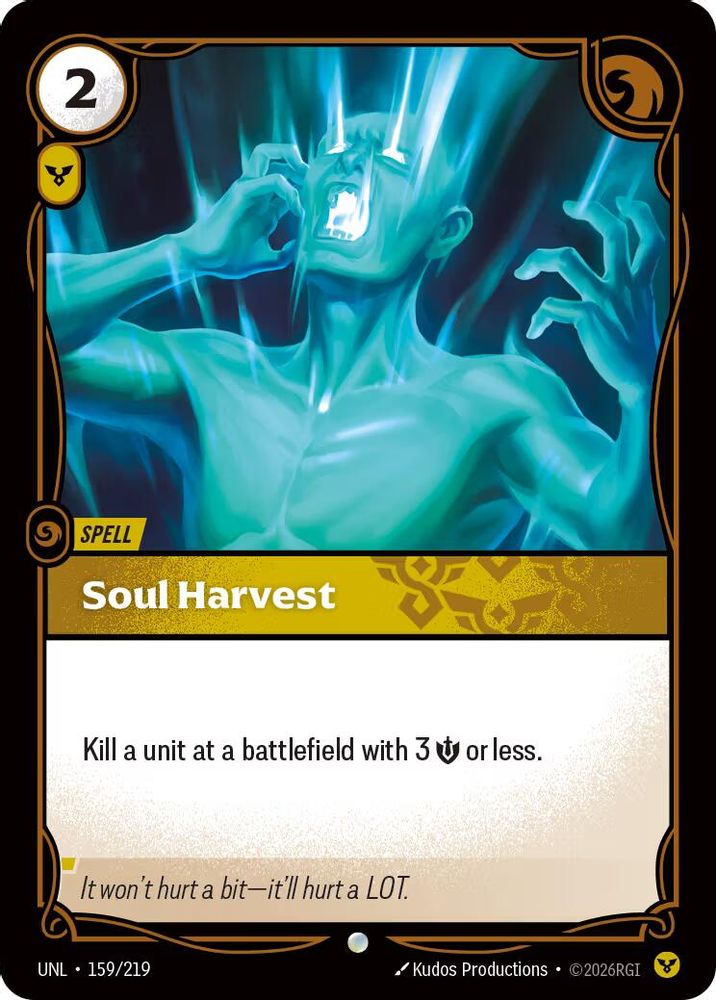 Soul Harvest card