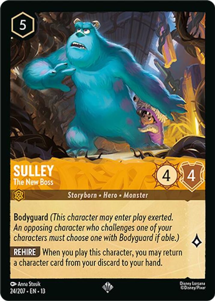 Sulley - The New Boss card