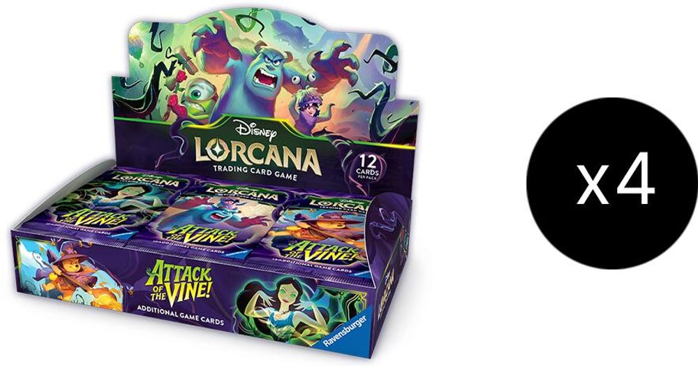 Disney Lorcana: Attack of the Vine! Booster Box Case card