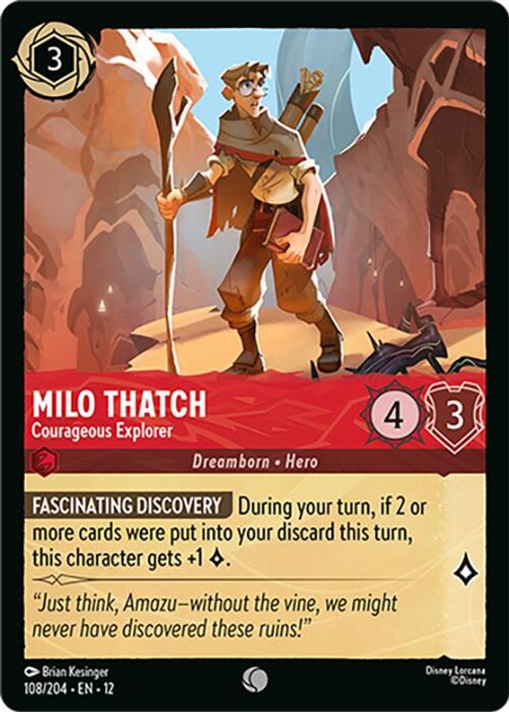 Milo Thatch - Courageous Explorer