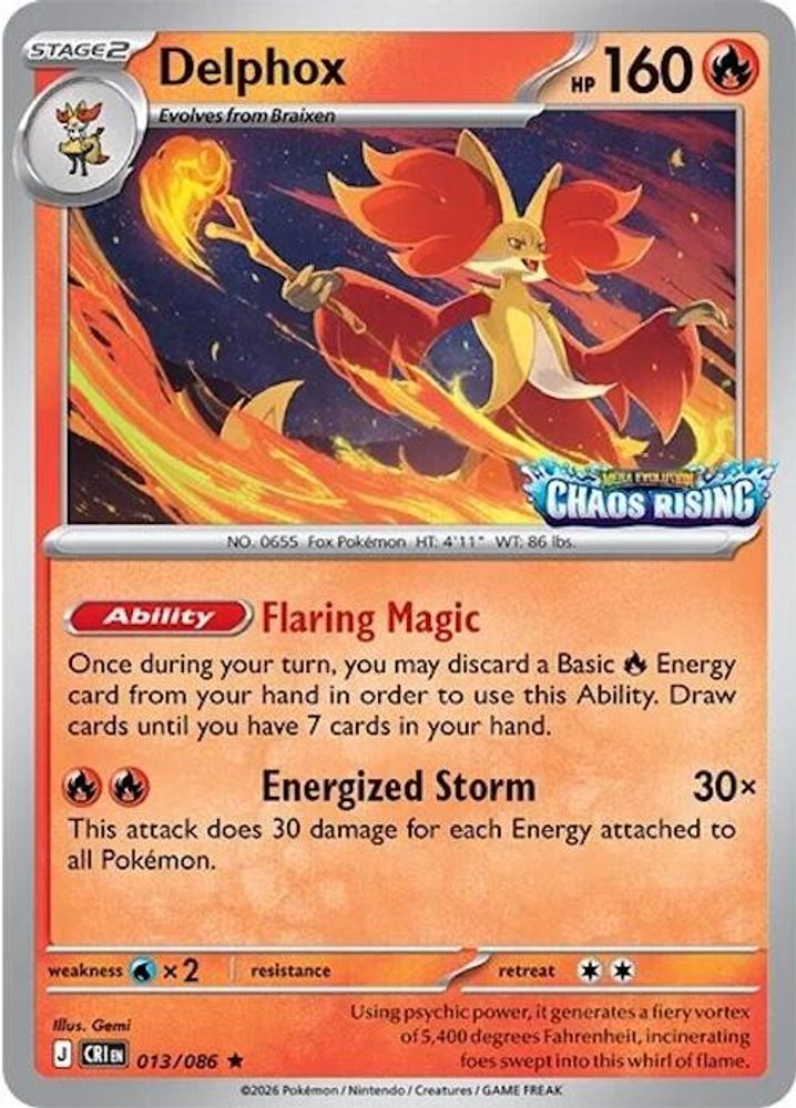Kortet Delphox