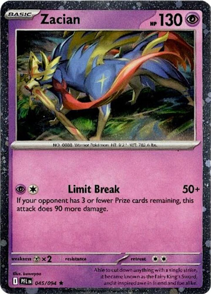 Zacian — Blister Exclusives #45/264