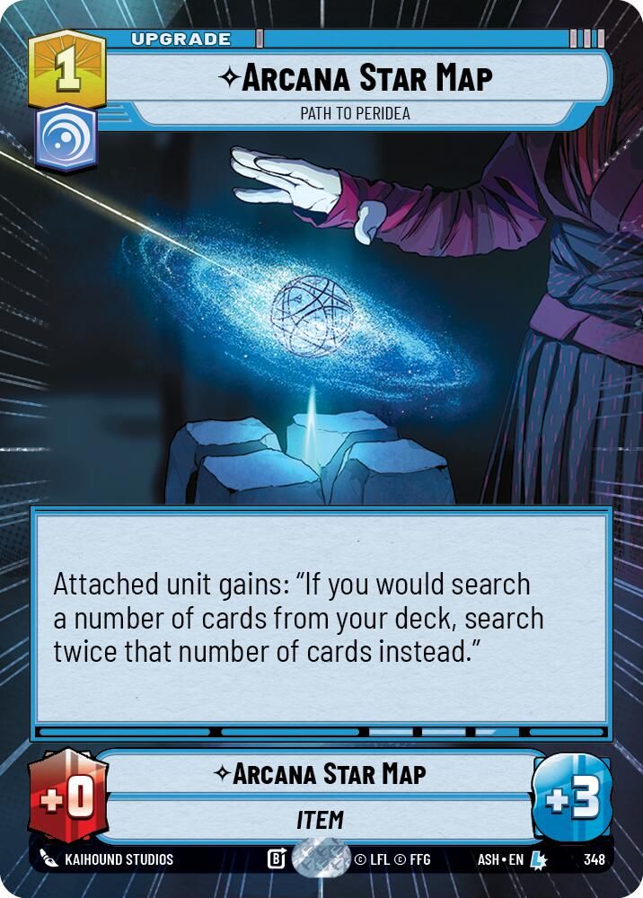 Arcana Star Map - Path to Peridea (Hyperspace)