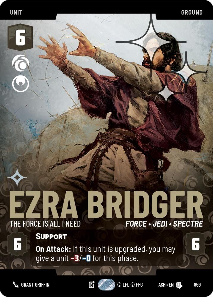 Ezra Bridger - The Force is All I Need (Prestige Foil)