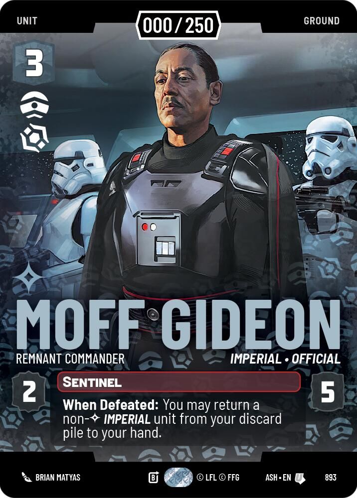 Moff Gideon - Remnant Commander (Serialized)